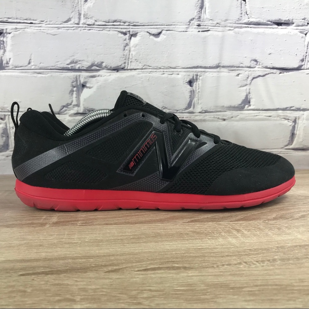 New Balance Minimus MX20BR Black Red Wide 2E